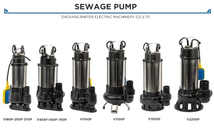 V1100f 1.1kw 1.5HP Sewage Water Pump For Dirty Water Electric Agriculture high quality